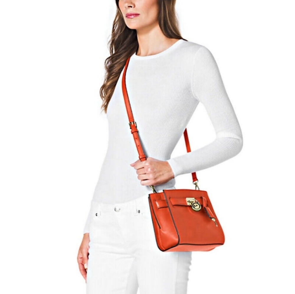 MICHAEL Michael Kors Hamilton Traveler Leather Crossbody Bag